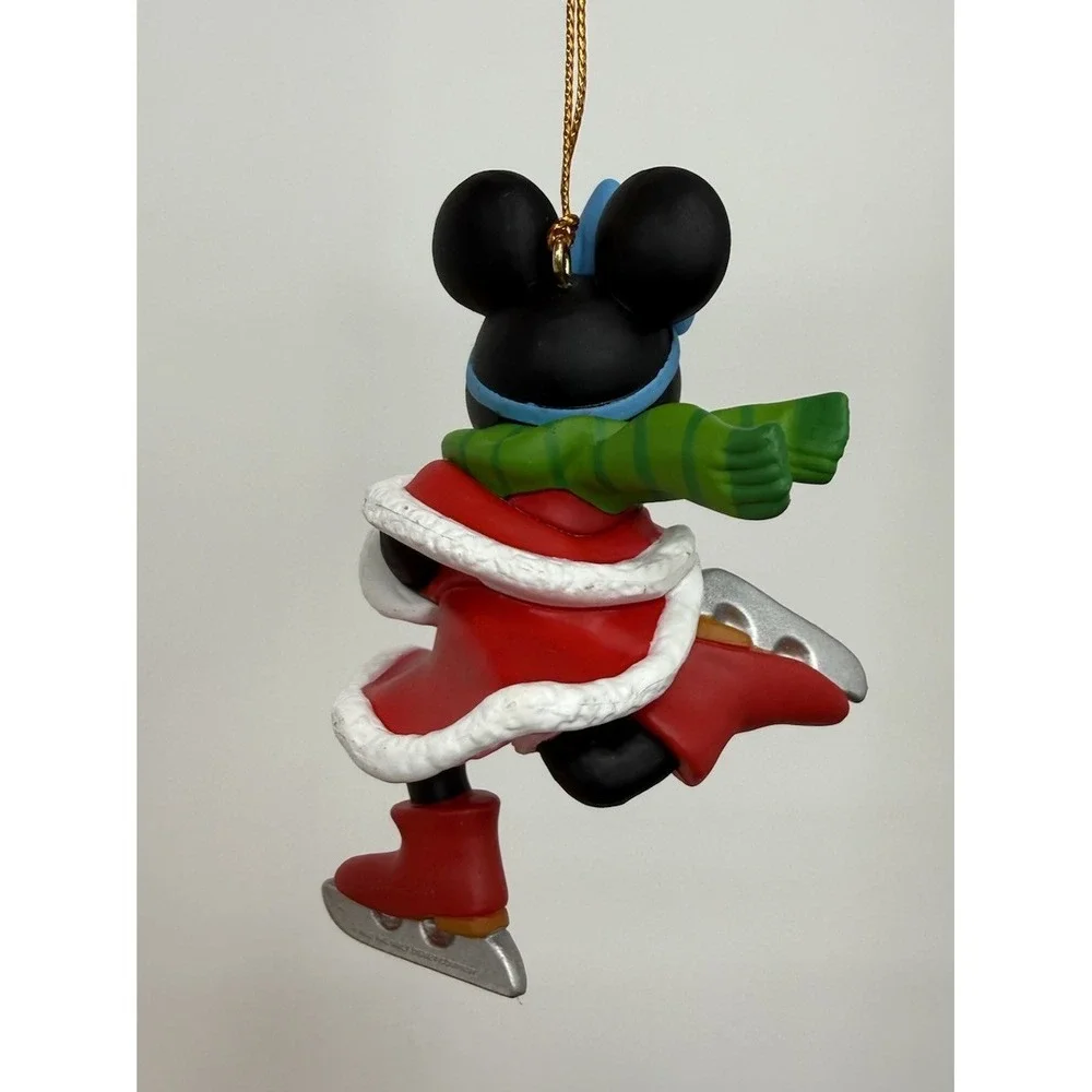 (2) Disney's‎ Christmas Magic Ornaments Made by Grolier Mickey And Minnie
